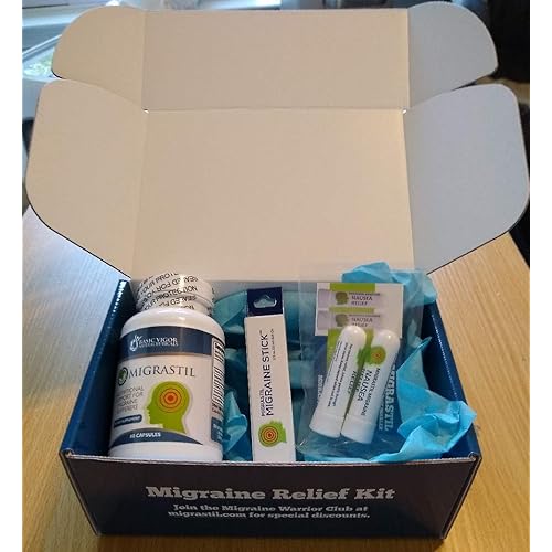 Migrastil Migraine Relief Kit, with Migraine Stick®, Capsules & Nausea Inhaler