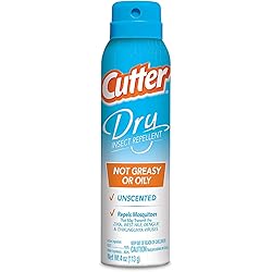 Cutter Dry Aerosol Insect Repellent 4 oz 113 g