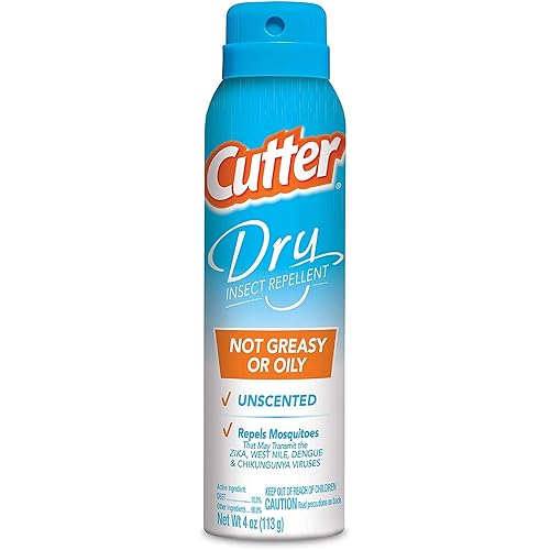Cutter Dry Aerosol Insect Repellent 4 oz 113 g