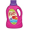 Fab FABBB35 Scented Laundry Detergent, Wildflower Medley, 60 oz Bottle, 6Carton