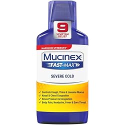 Mucinex Fast-Max Severe Cold Relief Liquid, 6oz