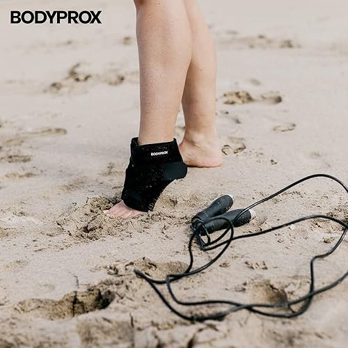 Bodyprox Ankle Support Brace, Breathable Neoprene Sleeve, Adjustable Wrap