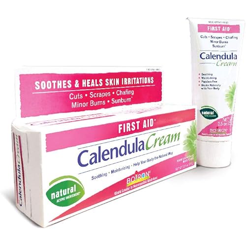 Boiron Calendula Cream, 2.5 Ounces, Topical First Aid Cream