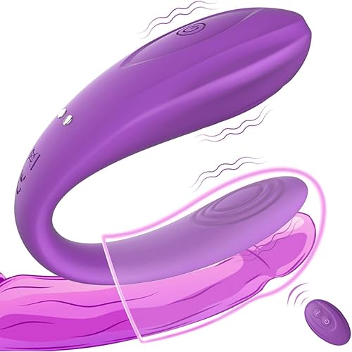 Remote G Spot Vibrator - BOMBEX Anna, Rechargeable Ultra-Thin & Comfortable Couple Vibrator with 10 Intense Vibrations, Clitoral Female Vibrator for Solo Play, Waterproof Adult Sex Toy for Women