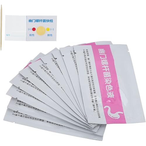 H Pylori Test Paper Set, Safe Helicobacter Pylori Test Professional Hygienic for Men Women for Travel