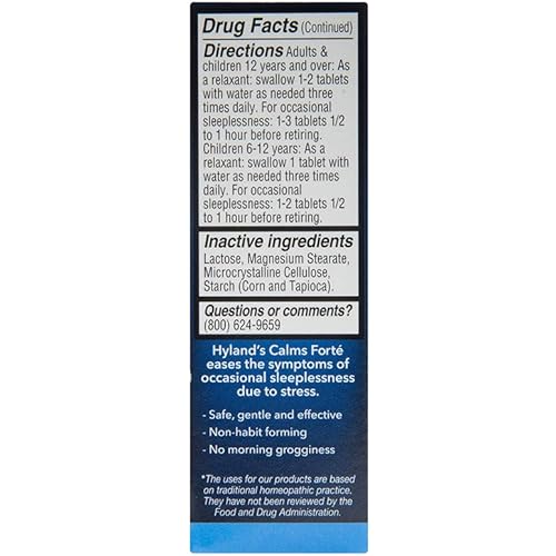 Hylands Calms Forte 100's - 1 Ct, 2 Pack by Hylands