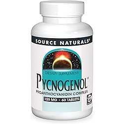 Source Naturals Pycnogenol 100 mg Proanthocyanidin Complex - 60 Tablets