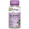 Solaray Bilberry Berry Extract 42 mg, Eye Health & Circulation Support, with 36% Anthocyanosides, Vegan, 120 VegCaps