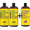 Pure Castor Oil & Pure Grapeseed Oil