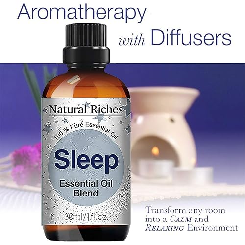 Natural Riches Aromatherapy Good Night Sleep Blend and Calming Essential Oils Pure and Natural Therapeutic Grade - 30ml