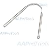 AAProTools Set Of 2 Tongue Cleaner Tongue Scraper Surgicl Grade Stainless Steel Tongue Brush Dental Kit Professional Stainless Steel Eliminate Bad Breath With Tongue Sweeper Non-Synthetic Grip A Qual