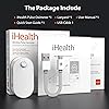 iHealth AIR Rechargeable Fingertip Pulse Oximeter, Blood Oxygen Saturation Monitor with App, SpO2, Pulse Rate, Plethysmograph, and Perfusion Index