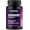Elderberry Capsules with Sambucus Nigra and Antioxidants for Added Benefits in Optimizing Immune Support and Immune Defense