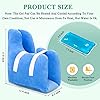 Heel Protector for Pressure Sores Foot Heel Protectors Cushion Pillow Offloading Boot for Diabetic Foot Ulcers Foot Protector Pillow with Cooling Gel Pack