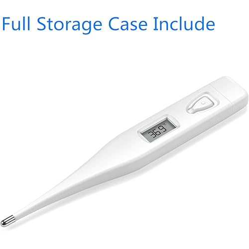 Tediver Digital Oral Thermometer for Body Temperature，Medical Thermometer for Oral, Rectal and Underarm