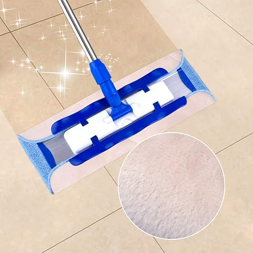 KEEPOW Microfiber Mop Cloth Refills for Professional Microfiber Mop, Double Side use, Wet & Dry Mopping, Pack of 5