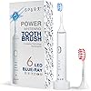 Sparx Electric Toothbrush for Teeth Whitening, Gum Care, Polishing, Light Therapy Technology for Whiter Teeth & Healthy Gums, Rechargeable, White