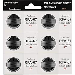Enerpe RFA-67 RFA-67D-11 6V Replacement Battery Long-Lasting & High Capacity Compatible with PetSafe Electronic Collars Pack of 6