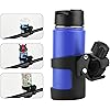 Cosmos Portable & Rotatable Degrees Cup Holder Universal Wheelchair Water Bottle Holder Removable Bike Stroller Cup Holder with Anti Slip Pad for Wheelchair Bike Walker Trolleys Scooter Treadmill