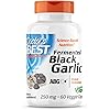 Doctor's Best Black Garlic Extract ABG10 ® 250mg Supports Healthy Blood Pressure Cholesterol Boost Immunity Potent Antioxidant, 60 Count