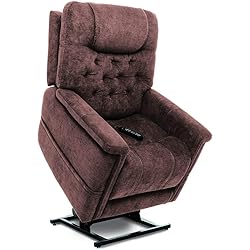 Pride ViVaLift Legacy v.2 Infinite Lay Flat Lift Chair PLR958M with Inside Delivery and Setup Option Saville Brown, Curbside Delivery