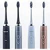 AquaSonic 2-Pack Activated Charcoal Brush Heads - Ultra Whitening Brush Heads - 2X Whitening & Stain Remover - for Black Series, Black Series Pro, Vibe Series, Duo Pro Series Black