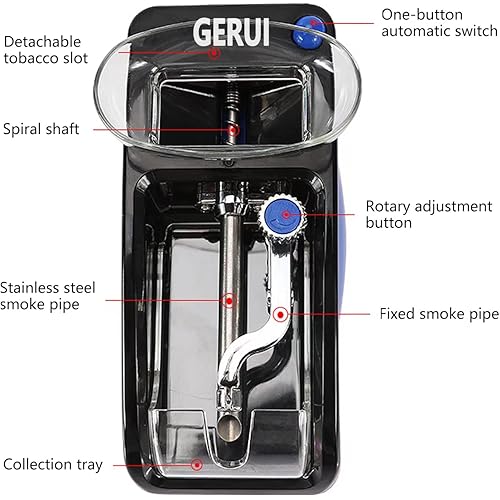 GERUI Electric Cigarette Rolling Automatic Roller Maker Mini Machine Blue