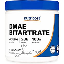 Nutricost Pure DMAE-Bitartrate Powder 100 Grams