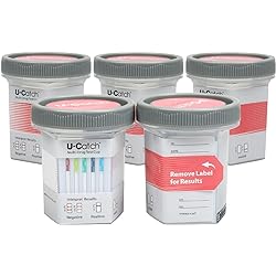 Multidrug Test Cup Kit: 12 Panel Urine Test Cup Rapid Test at Home 5 Pack