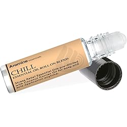 Chill Stress Reducer and Relaxation Essential Oil Roll On, Pre-Diluted 10ml 13 fl oz