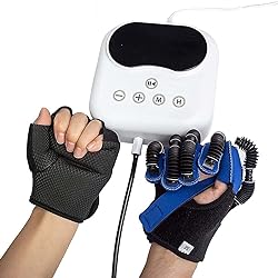 couplet Rehabilitation Robot Gloves,Hemiplegia Finger Rehabilitation Trainer Robot Gloves,Help Patient with Hand Dysfunction to Independently Carry Out Rehabilitation