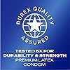 Durex Condom XXL Longer & Wider Natural Latex Condoms, Extra Wide Fit, 12 Count - Ultra Fine & Lubricated Packaging May Vary