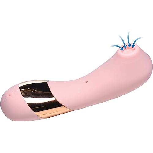 Inmi Shegasm Tickle Tickling Stimulator with Suction, Pink