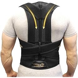 Back Support Belts Posture Corrector Back Brace Improves Posture and Provides For Lower and Upper Back Pain Men and Women L