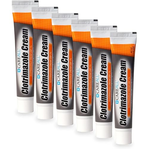 CareAll® 6 Pack 1.0 oz. Clotrimazole Antifungal Cream 1% USP, Cures Most Athlete’s Foot, Jock Itch and Ringworm
