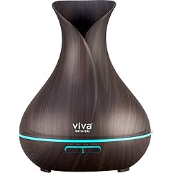 Diffuser Essential Oil with Auto Shut-Off, Quiet Ultrasonic Technology & Cool Mist - Tranquil Essential Oil Diffuser for Large Room, Large 400mL Tank