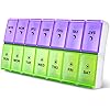 DANYING Extra Large Pill Organizer 2 Times a Day, XL Weekly Pill Box, AM PM Pill Case, Pill Container 7 Day, Vitamin Case Twice a Day