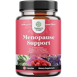 Natural Menopause Supplements for Women - Perfect for Estrogen Balance, Night Sweats & Hot Flashes Menopause Relief - Black Cohosh for Menopause with Chasteberry & Dong Quai
