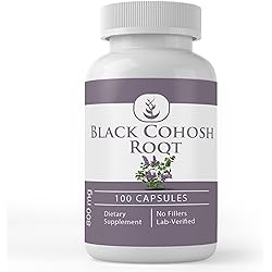 Pure Original Ingredients Black Cohosh Root, 100 Capsules Always Pure, No Additives Or Fillers, Lab Verified