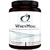 Designs for Health WheyMeal - Grass Fed Whey Meal Supplement Shake Powder with 16g Protein, Supports Immune Health Detox - Non-GMO Gluten-Free, Chocolate 25 Servings 900g