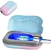 TAISHAN UV Sanitizer Toothbrush Case，Rechargeable Portable Mini Travel Toothbrush Holder,Fits All Toothbrushes for Both Electric and Manual Toothbrushes,Safety Feature, for Home and Travel