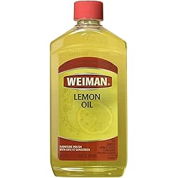 Weiman Lemon Oil with Sunscreen, 16 fl. oz. Pack of 2