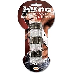 Hott Products Hung Pleasure Stars Jelly Cock Rings