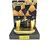 CLIPPER Full Metal Pipe Lighter Black and Gold with CASE