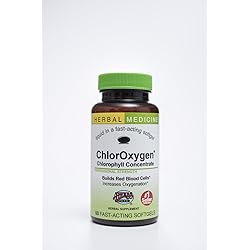 Chloroxygen® Chlorophyll Concentrate: 60-Count Bottle of Softgels