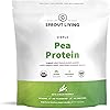 Sprout Living Organic Pea Protein Powder, 20 Grams of Plant Based Organic Protein Powder Without Artificial Sweeteners, Non Dairy, Non-GMO, Dairy Free, Vegan, Gluten Free, Keto Drink Mix 5 Pound