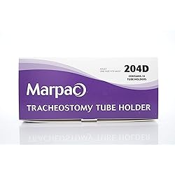 Marpac 204D Tracheostomy Tube Holder, Adult Size, Fits Up to 19" Neck, 2-Piece Design 10 Pack