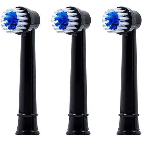 AquaSonic ProSpin 3-Pack Replacement Brush Heads - Only Compatible with Aquasonic Prospin