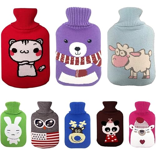 Colorido 2000ml Cartoon Pattern Print Hot Water Bottle Bag Removable Hot Water Bottle Protective Cover - ONLY Cover 19