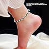 2Pcs Magnetic Therapy Lymph Drainage Bracelet Improve Blood Circulation Anklet Elastic Hematite Jewelry Gift for Women Men